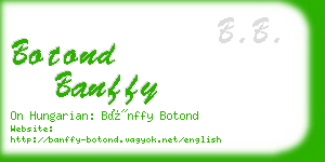 botond banffy business card